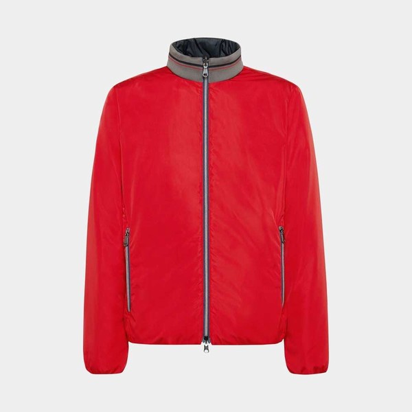 Geox Respira Flame Red Mens Jackets SS20.8CP1133
